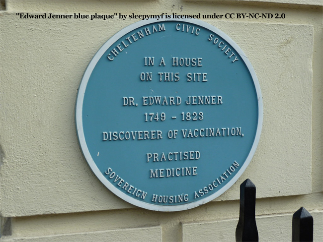 Dr. Edward Jenner Plaque