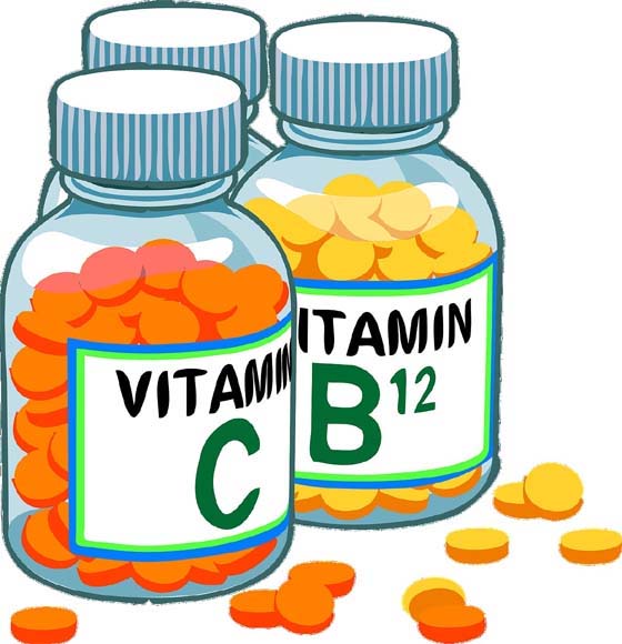 Vitamins B12 and C