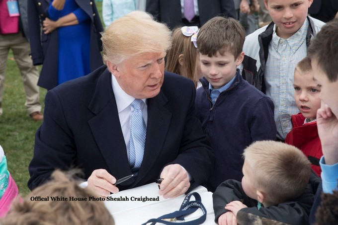 President Trump-4/2/18-White House Easter Egg Roll