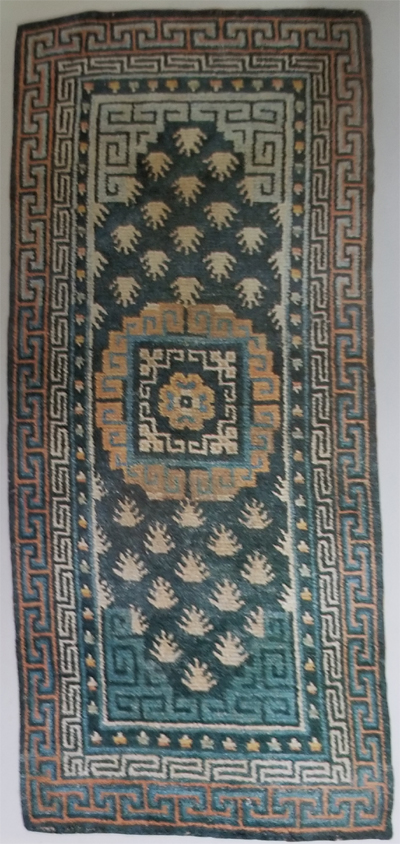 Tibetan Older One Medallion Rug