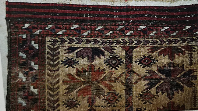 Back of Baluchi Rug