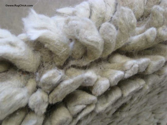 Chunky Wool Sheds Because of Its Length