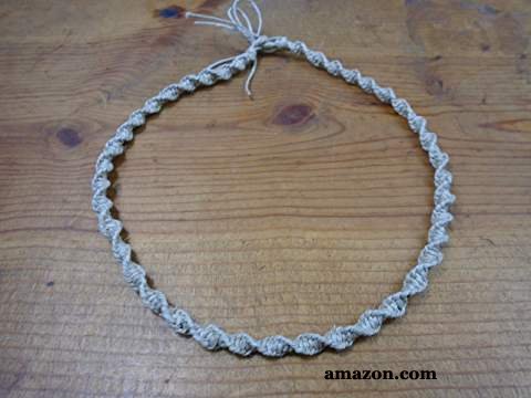 Hemp Macrame Necklace