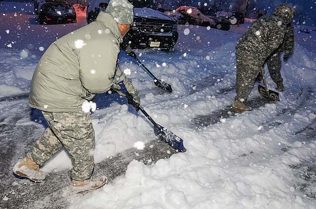 Shoveling