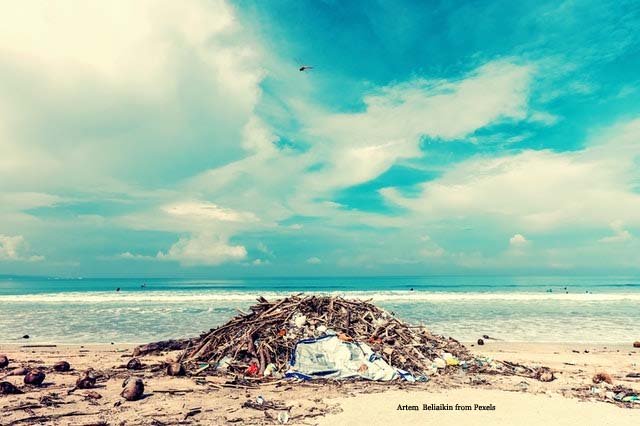 Trash on Beach